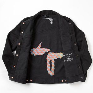 Run The Jewels Pistol Fist Volcom Denim Jacket new
